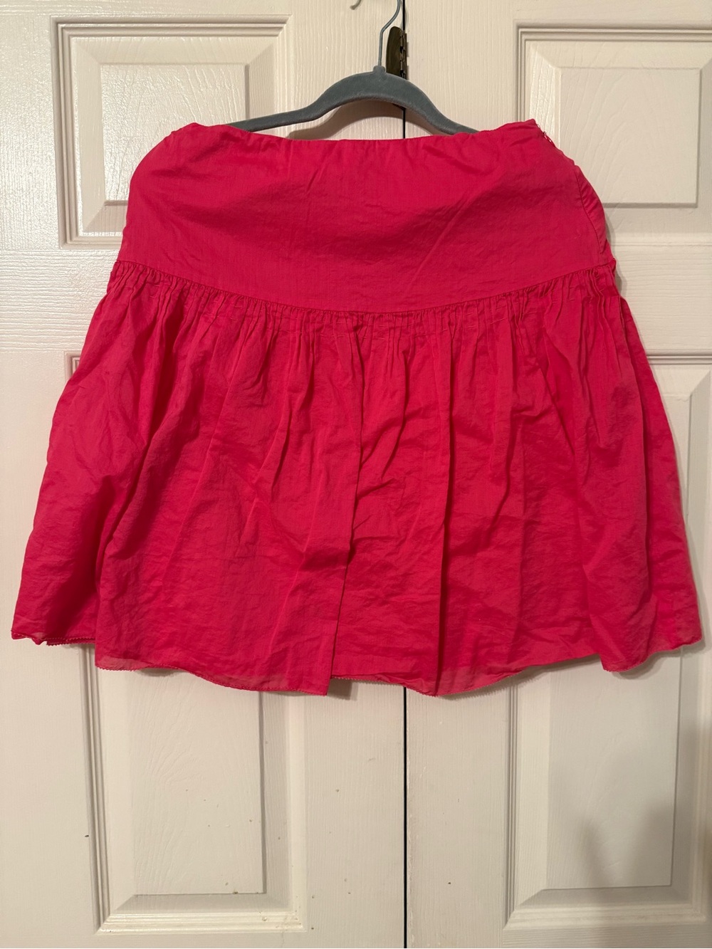 Gianni Bini Bright Pink Tiered Skater Skirt